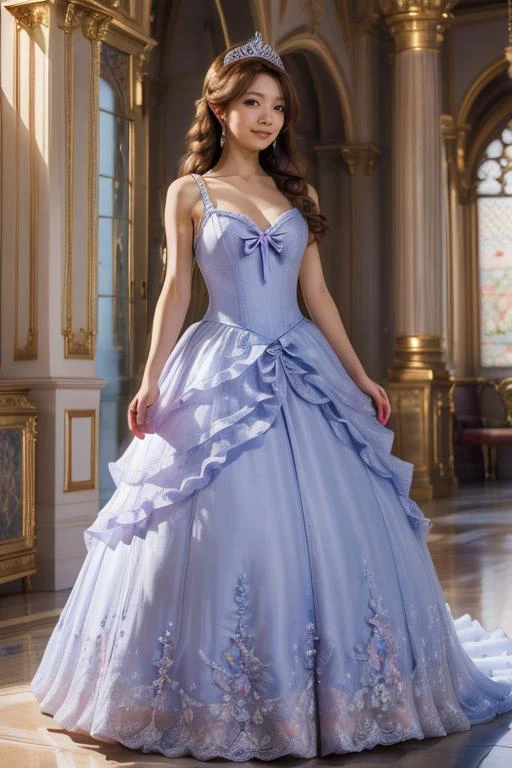 best quality, face focus, soft light, (depth of field) ,ultra high res, (photorealistic:1.4), RAW photo, young, slim, petite, (blush), standing in queens throne room palace <lora:Mild detail adjusterV10_4:1.2> GotouMaki <lora:GoMaki_03:0.6> GoMaki_03 <lora:RR21_STYLE_lora_01:0.2> with round queen crown and beautiful blue princess dress <lora:princess_dress-1.0:1>, c-cup breasts, looking at viewer, 35mm camera, prime lens, thin waist, haze-light-1800 <lora:Love_Machine_STYLE_lora_01:1>