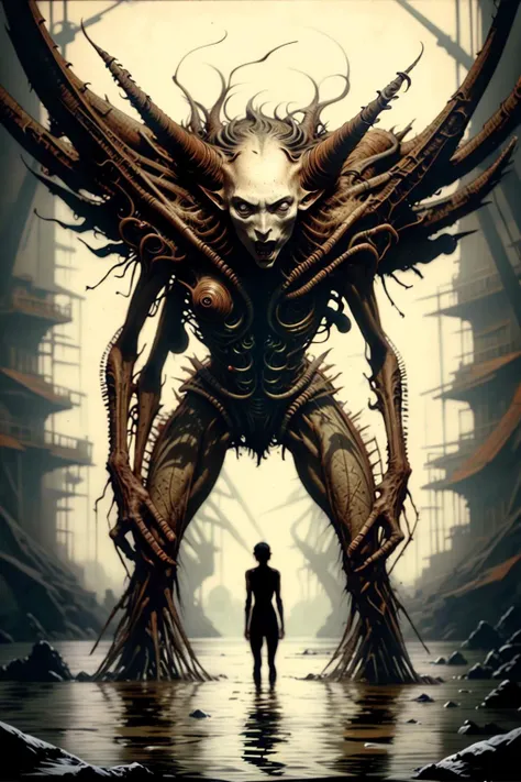 reelhorror, <lora:Reel_WHorror_Rework_v1_2:0.7> TL1_Reelmech 1girl, humanoid, dismembered body, spider legs, looking at viewer, short hair, lying, pants, bag, blood, tentacles, monster, injury, blood on face, realistic, death, corpse, messy, interior, trash, pov scene, pov, horror (8K, best quality, masterpiece:1.2), ultra-detailed