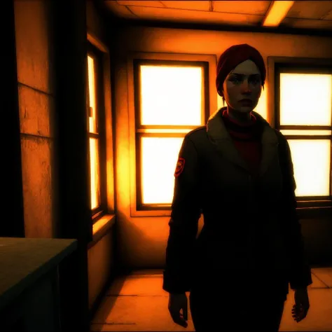 <lora:TheLongDark_light:0.7> the_long_dark, woman, inside, day