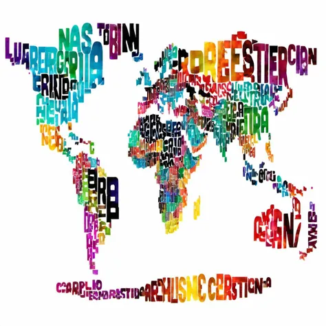 typography_art,world map,colorful,white background<lora:Typography_art:1>