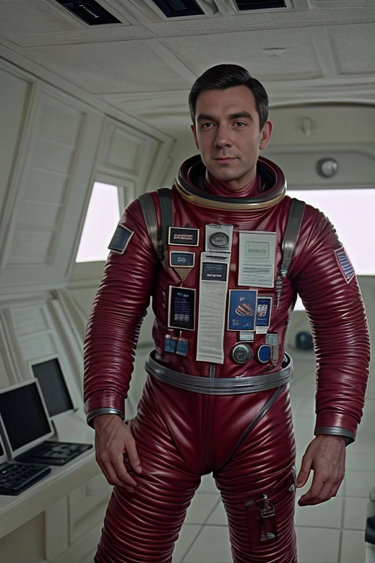 man in a red spacesuit,
realistic, 8k, highly detailed,
<lora:2001_v4-000004:0.9> 2001