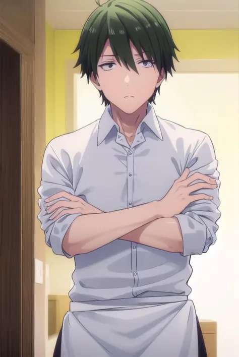 ryuuji_takasu,blue hair,sanpaku、fullnude、Slender body type、(Elbows on the futon)、(penises)、penis、Flaccid penis,Phimosis penis、(Crab crotch)、Body with little muscle、Slender body like a boy、Small penis、Short penis、traditional Japanese room、White futon、(I'm lying on a futon)、Lying on the futon、opening legs、 I'm holding the penis in one hand、Masturbation、(pubick hair)、I'm wearing only gakuran's jacket、Lower body naked,I'm surprised