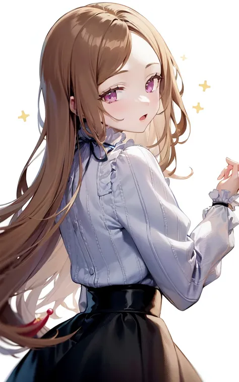 Himari,in the back,look back