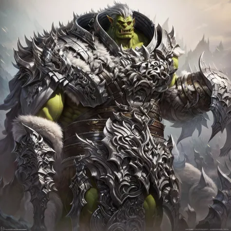 Masterwork Painting, Magnum Opus,
<lora:OrcWarrior:0.8> orcw , hulking, brute,
<lora:FantasyRobes-11:0.75> fanro, robe, hood, white, silver, cape, belt,
highres, 8k, uhd, High Dynamic Range, tonemapping, crisp details, intricate details, fine details