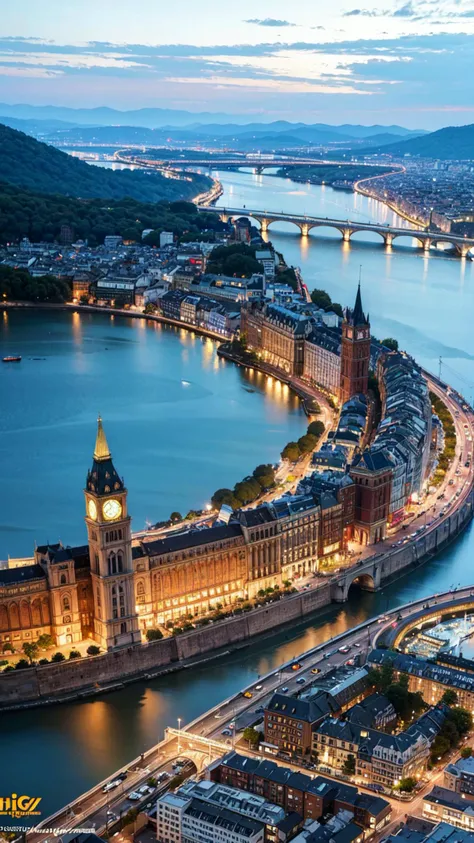 ((best quality, masterpiece, absurbres, super-resolution)) detailed scenery, buildings, nightlife, aerial view