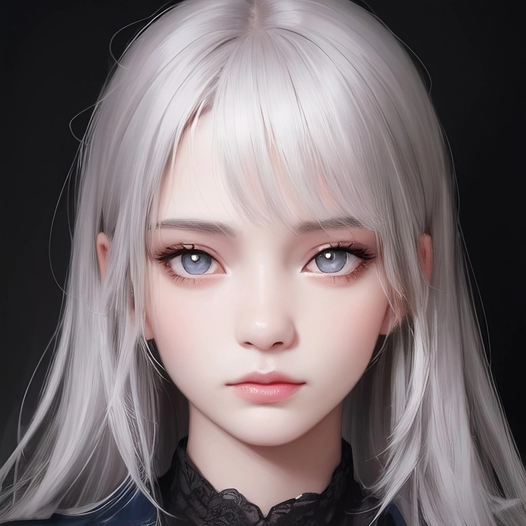 ((high quality, masterpiece:1.4)), 1girl, upper body, cyberpunk, black techwear, black gloves, white hair, japanese girl, symmetrical face, symmetrical eyes, looking at viewer, grey eyes, pretty face, beautiful face, beautiful eyes, beautiful girl, pretty girl, perfect facial shape, absurdres, realistic proportions, dynamic pose, high details, intricate, intricate details, realistic eyes, realistic eye proportions, sharp focus, 32k, realistic lighting, extreme details, realistic pupils, realistic proportion eyes, realistic proportions pupils, realistic shadows, <lora:beautifulDetailedEyes_v10:0.4>, <lora:urbanSamuraiClothing_urbansamuraiV03:0.6>