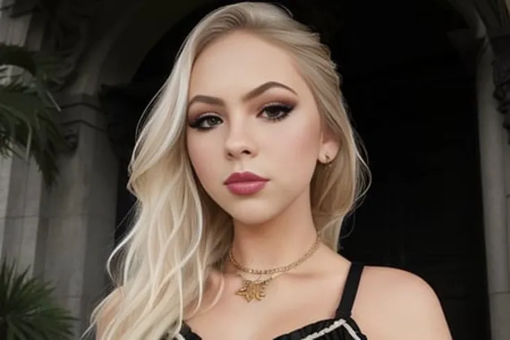 Jordyn, Style-Empire, 1girl, corset, cinematic, (portrait), sideface, foreshortening, ((detailed face, beautiful face, full makeup)), full_body, high_heels, long_hair, solo, depth_of_field, outdoors, realistic,(medium), photorealistic, (ultra-detailed:1.2), ((high ornamented dress)), detailed light, HDR, Empire_dress, <lora:Jordyn:0.9>