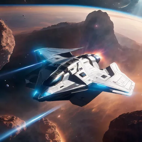 (A futuristic crusader spaceship flying over a spacestation in space, beautiful nebula and spacestation in background:1.3) <lora:starcitizen-lora:0.8>,, masterpiece, best quality, wide-angle Hyperdetailed, masterpiece, best quality, 8k, natural lighting, soft lighting, sunlight, HDR (High Dynamic Range), Maximum Clarity And Sharpness, Multi-Layered Textures