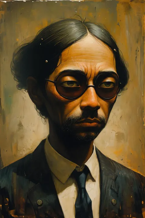 masterpiece,best quality,<lora:tbh161-:0.7>,illustration,style of Shaun Tan, portrait of noble man