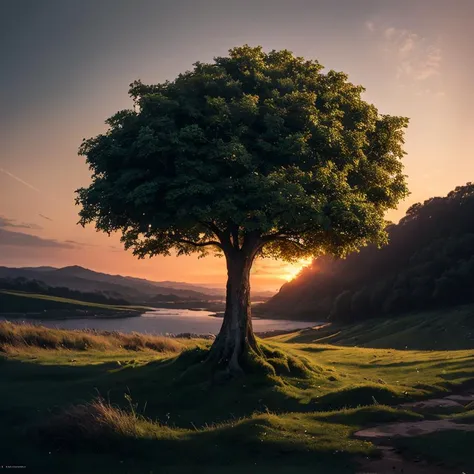 <lora:Elixir:0.565685424949238>, <lora:detail_slider_v4:0.565685424949238>, detailed, visually stunning, photography, sunset, green tree, cinematic lighting, scales, body, absurdres, modern minimalistic furniture, ((solo)), landscape stretching, award winning masterpiece with incredible details