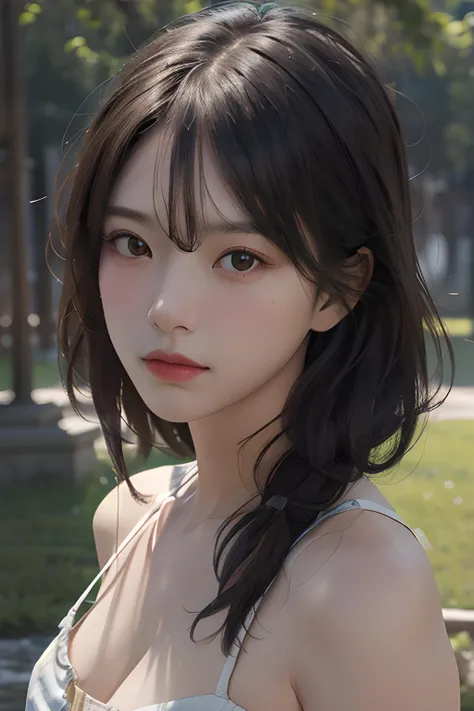 Best quality,masterpiece,ultra high res,(photorealistic:1.4),1girl,shoulder,charming,Looking at the camera,<lora:NiNi_V4:0.8>,