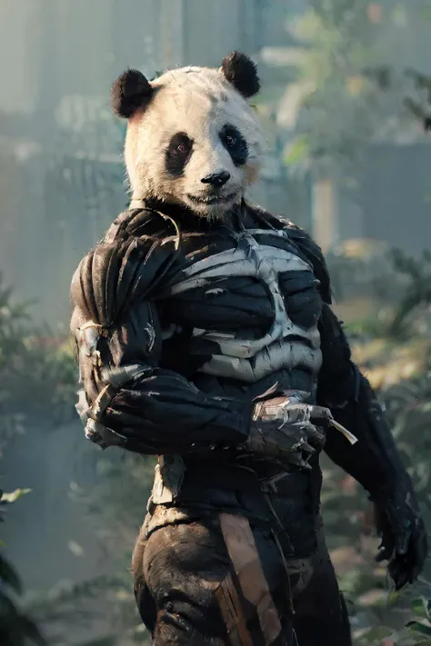 masterpiece, best quality, simple background,
1panda, cowboy shot, dynamic pose,
<lora:panda_tm:1:FACE> panda, panda_tm,
<lora:crNanosuit:1:CLOTHING> wearing crNanosuit,