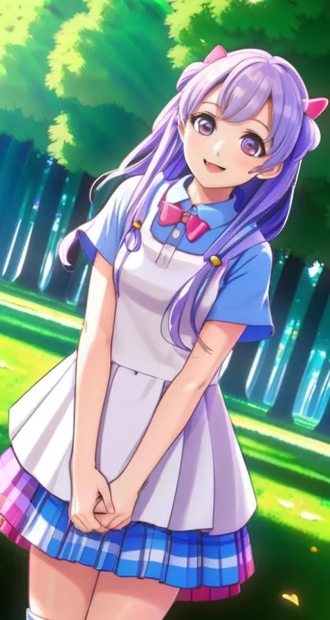 (masterpiece, best quality),a cute anime girl, in a colorful anime world, in anime absurde ccontext, fun, impossible,