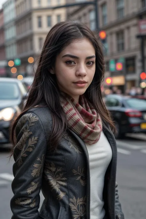 RAW photo, tv_Jane_Black_MXAI_V1, happy expression, ((full body shot)), action shot, wearing coat and scarf , library, blue eyes, red hair, pale skin, looking over the shoulder, full body shot, flirting with the camera, instagram pose, photo, f1.4, 40mm, raw, 8k, textured skin, skin pores, intricate details, PA7_Photo <lora:detail_slider_v4:1.5>