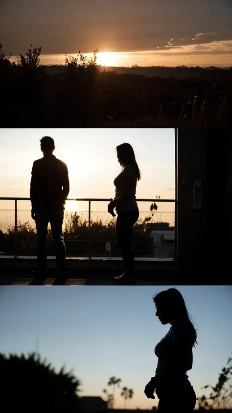 emotional, mood, deep, nighttime, silhoutte lighting