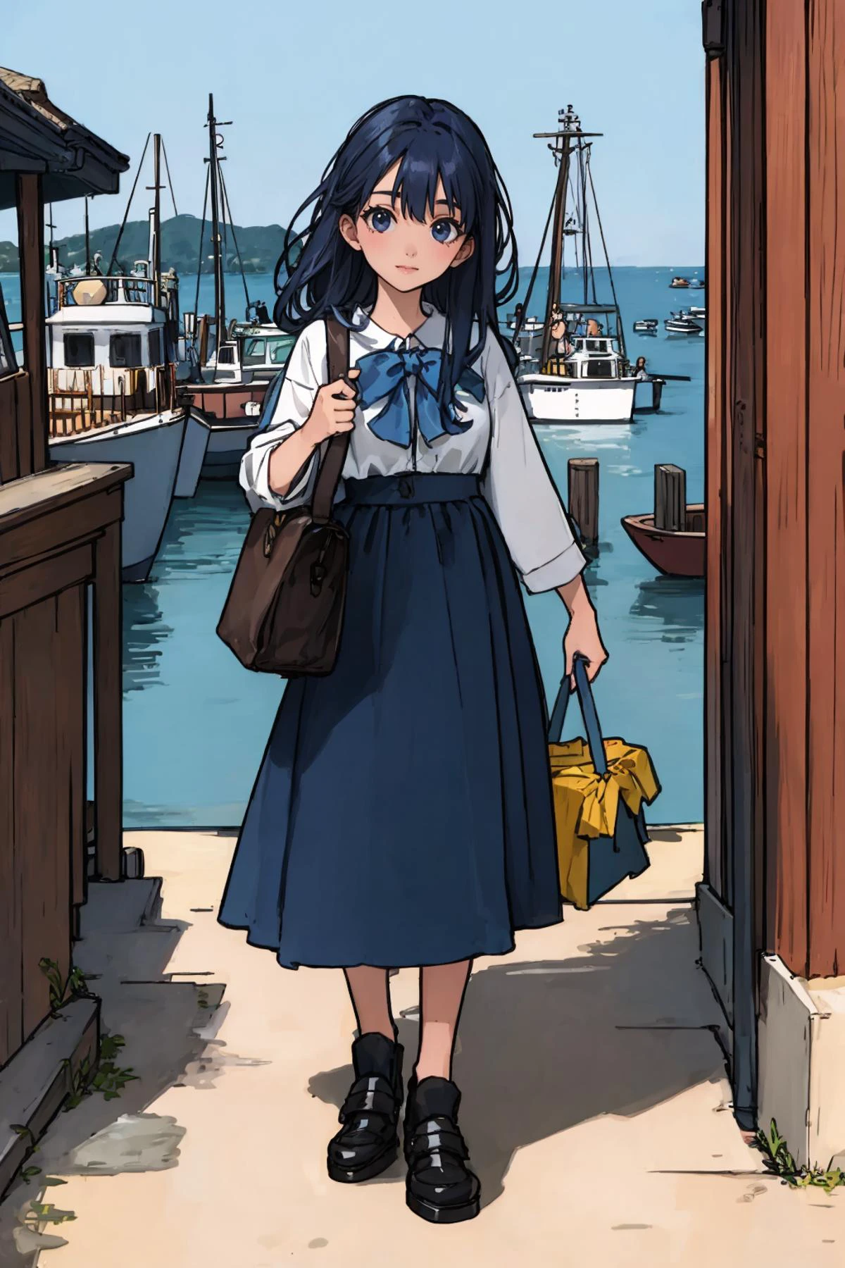 photorealistic, (woman:1.2), masterpiece, best quality,
<lora:reference sheet-model sheet:1>
harbor,