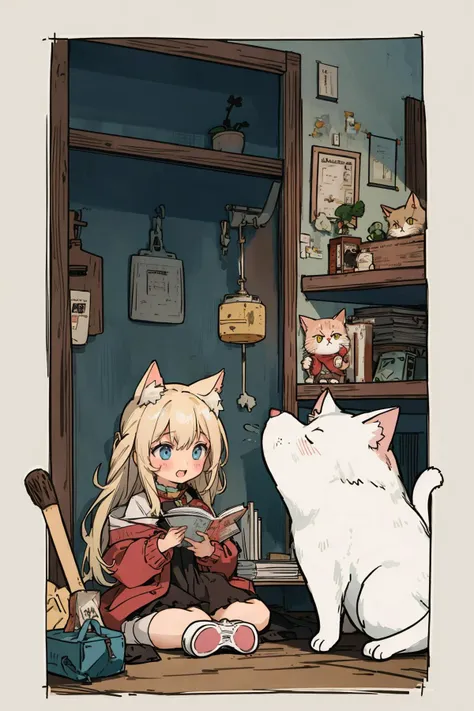 masterpiece, best quality,
cat ears,