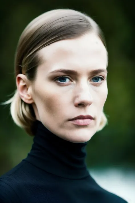 A stunning intricate full color portrait of jnj, wearing a black turtleneck, epic character composition, by ilya kuvshinov, alessio albi, nina masic, sharp focus, natural lighting, subsurface scattering, f2, 35mm, <lyco:JanuaryJones-RealVision-V1.0:1.0>