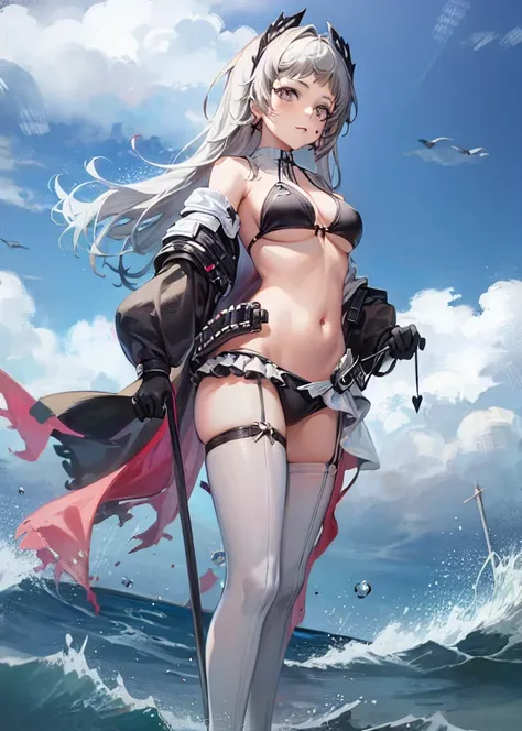1girl,Irenehead,bikini,full body