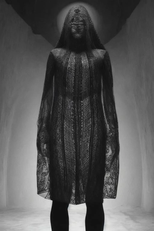 bilaterally symetrical, detailed symetry, cinematic film still photography by David Lynch of a young witch girl and a dark ritual, yoga pose, awaken kundalini shakti, etherous diaphanous see-through transparent clothes, sinister, dreadful, occult, esoteric, ancient, eldritch, otherworldly, unearthy, intricately detailed, depth of field, dramatic lighting