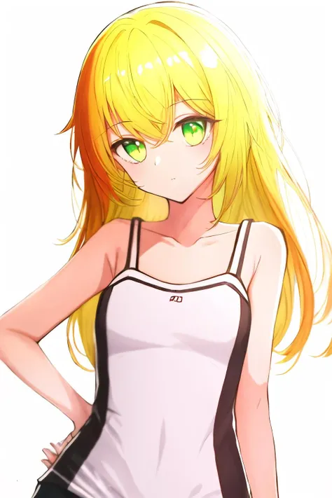 (high quality, high resolution:1.3), 4k, masterpiece, simple background, white background,
BREAK
1girl, standing, <lora:Tekku-000014v2:1>, yellow hair, green eyes, upperl body,<lora:NoiseOffset_v2:1.0><lora:NoiseOffset_v2:1.0>