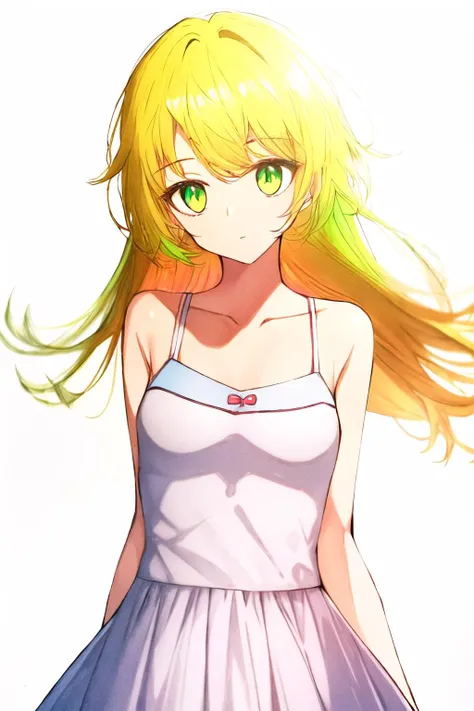 (high quality, high resolution:1.3), 4k, masterpiece, simple background, white background,
BREAK
1girl, standing, <lora:Tekku-000019v2:1>, yellow hair, green eyes, upperl body,<lora:NoiseOffset_v2:1.0><lora:NoiseOffset_v2:1.0>