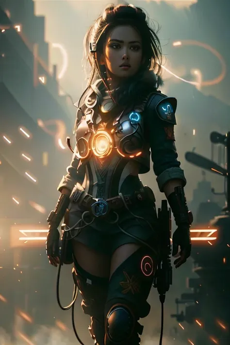 grapple pilot,1girl, (masterpiece:1.2) (illustration:1.2) (best quality) (detailed) (intricate) (8k) (HDR) (wallpaper) (cinematic lighting) (sharp focus) GlowingRunesAIV2_paleblue, <lora:GlowingRunesAIV6:.6> <lora:liuyifei:1.0>
