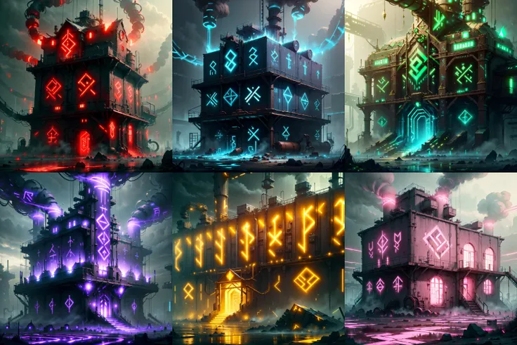 <lora:GlowingRunesAIv4-000005:0.9> GlowingRunes_red
factory, detailed, intricate