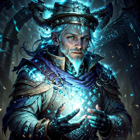 <lora:GlowingRunesAI:1>, GlowingRunesAI wizard