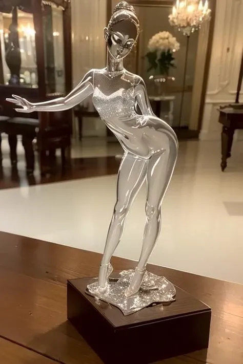 anad,1girl,ballerina,dancing,best quality, ultra high res, (photorealistic:1.4),<lora:glassSculptures_v20CompletelyRedone_glasssculpture,translucent,transparent,reflection:0.6> glasssculpture,translucent,transparent,reflection
