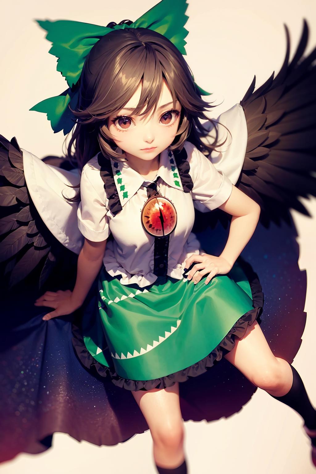 reiuji utsuho (touhou) 灵乌路空 东方project v1.0