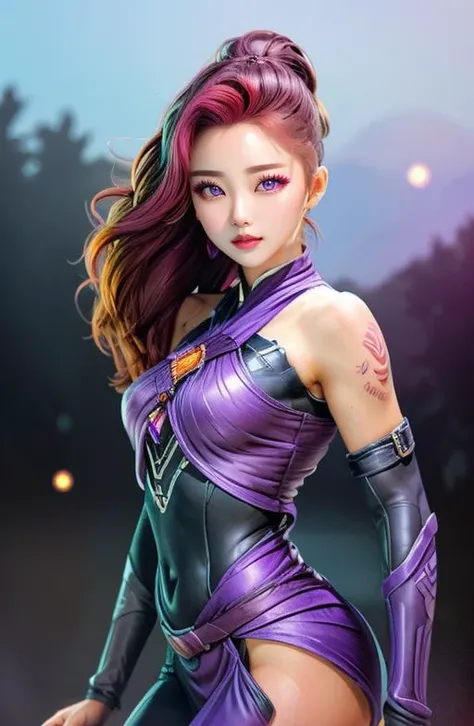 (masterpiece:1.2, best quality),Useful Quality,1milf,1girl,full body,((purple eyes, red medium hair)),(small breasts),beautiful detailed eyes,perfect slim body,perfect face,Fixhand,perfect hands,nice hands(shy face),perfect eyes,seductive eyes,mature woman,tempting,detailed fingers,nice fingers,(perfect smile),(((masterpiece))),((best quality)),(intricate detailed),((Hyperrealistic)),absurd res,perspective,highly detailed,perfect body,perfect posture,perfect legs,long legs,slim legs,(sweating face),detailed background,perfect eyes,looking at the viewer,full face blush,(pureerosface_v1),<lora:more_details:0.4>,<lyco:GoodHands-beta2:1>,<lora:add_brightness:1>,<lora:Dota2AntimageWei:0.8>,<lora:koreanDollLikeness_v20:0.4>,<lora:ponytail_weave_hairstyle:0.4>,(gorgeous beautiful 24 age years old sexy women:0.4),highly detailed,slim and lean,detailed face,(8k high),(detailed bluish purple eyes),(red hair),(antimage wei),single thighhigh,long hair,solo,tending on artstation,hands behind back,(shoulder tattoo),starry night,cosmic,leaning forward,