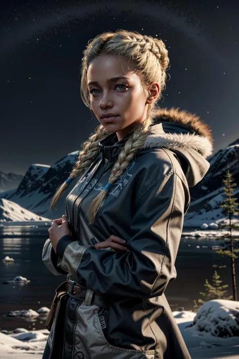 ((masterpiece, best quality))
<lora:add_detail:0.8>
<lora:FarCryNewMickey:0.8>
FarCryNewMickey, 1girl, solo, brown eyes, blonde hair, exploring the vast, icy expanse of the Arctic, wrapped in a warm fur-lined coat