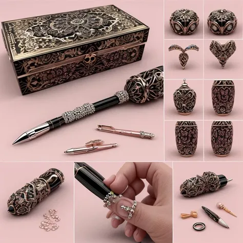 Craft a 3D package for jewelry,pen  design