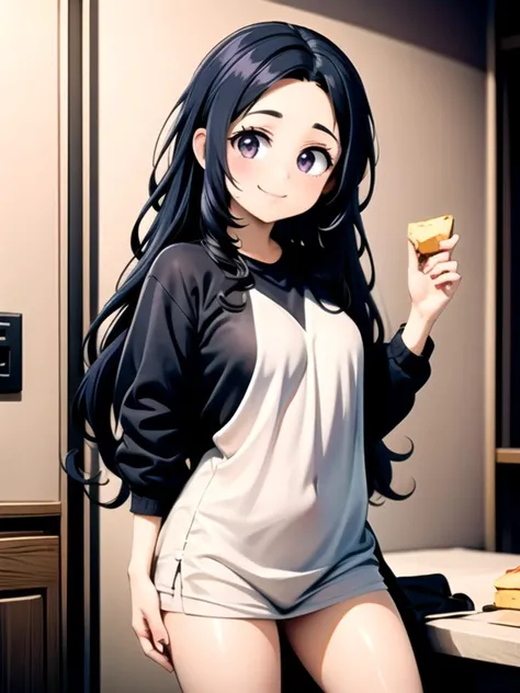 <lora:sd15_lora_beta:1>, <lora:ETO_OC:0.1> ETO-OC, <lora:ETO_OCC006:0.6>, ETO_OCC, 1girl, give food, pinch a square fried tofu, hand from out of screen, smile <lora:give food-001:1>