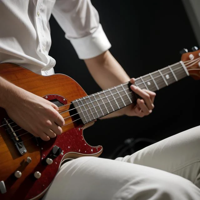 cinematic film still of cinematic film still of <lora:Hand v3 SD1.5:0.2>
<lora:detailed style SD1.5:0.8>
<lora:realistichands:0.3>
A detailed and A perfect photo of a man playing a guitar in a room,hand focus,cinematic hand,best hand,better hand,awesome hand,different hand,solo,shirt,1boy,holding,white shirt,male focus,blurry,depth of field,instrument,blurry foreground,realistic,music,guitar,playing instrument,holding instrument,electric guitar,bass guitar,plectrum,perfection,different color,perfect color,realistic,realism,detailed background,perfect background,different background ,perfect style, perfection style, detailed style, shallow depth of field, vignette, highly detailed, high budget, bokeh, cinemascope, moody, epic, gorgeous, film grain, grainy