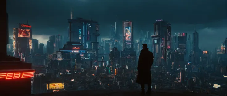 cinematic film still of  <lora:perfection style:0.3>
 <lora:detailed:0.1>
 <lora:Chiaroscuro Lighting Style:0.3>
 <lora:cyberpunk style v2:0.9>
 <lora:Cyberpunk Style:0.1>
In Cyberpunk city a city skyline at night with a neon sign,outdoors,sky,cloud,no humans,night,building,scenery,rain,city,cityscape,lamppost,skyscraper,city lights , science fiction, futuristic setting, detailed background, dramatic light, dramatic shadow light, contrast, cinematic color, cinematic look, filmic, realistic, realism, perfection, perfect, different, cinematic, film, cinematography, artstation, Cyberpunk city style, Cyberpunk style, shallow depth of field, vignette, highly detailed, high budget, bokeh, cinemascope, moody, epic, gorgeous, film grain, grainy