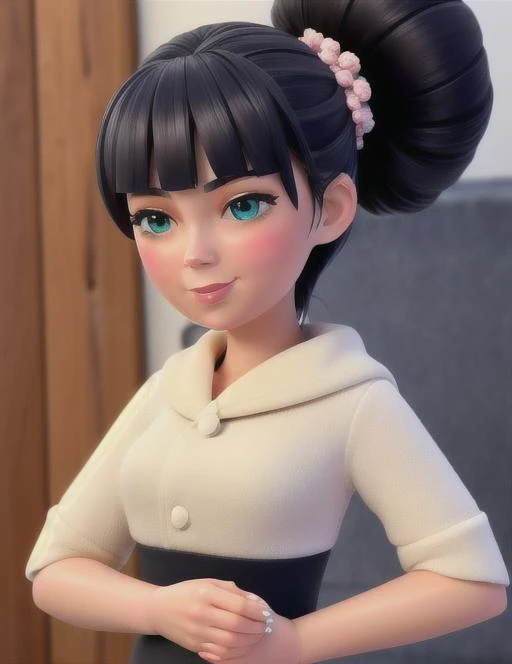 1girl, solo, blush,happy,<lora:getaisplash:0.7>