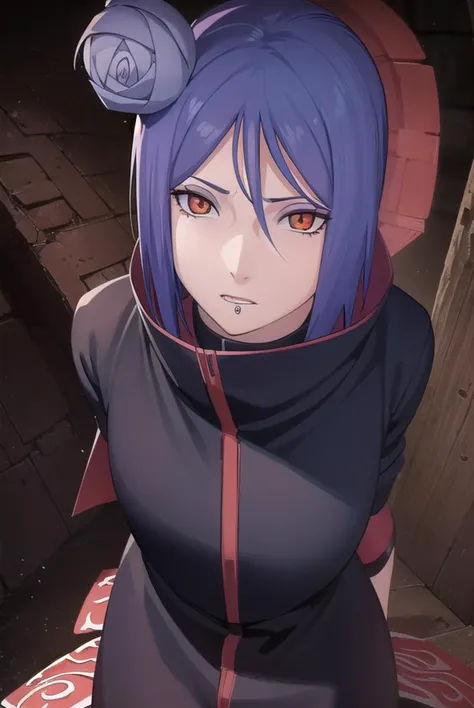 konan, <lyco:konanv2.5-lyco-nochekaiser:1>,
konan, short hair, hair ornament, blue hair, flower, hair flower, (orange eyes:1.2), (labret piercing:1.2), eyeshadow,
BREAK coat, cloak, black coat, black cloak, (akatsuki uniform:1.5), akatsuki \(naruto\),
BREAK outdoors, forest, nature, sky, cloud, sun,
BREAK looking at viewer, (cowboy shot:1.5),
BREAK <lyco:GoodHands-beta2:1>, (masterpiece:1.2), best quality, high resolution, unity 8k wallpaper, (illustration:0.8), (beautiful detailed eyes:1.6), extremely detailed face, perfect lighting, extremely detailed CG, (perfect hands, perfect anatomy),