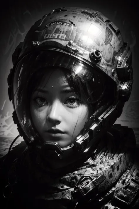DaniCallisto, solo, monochrome, greyscale, realistic, helmet, looking at viewer, portrait, goggles, closed mouth, upper body
masterpiece, best quality,
<lora:add_detail:0.7>,<lora:epi_noiseoffset2:1>,  <lora:DaniCallisto:0.7>