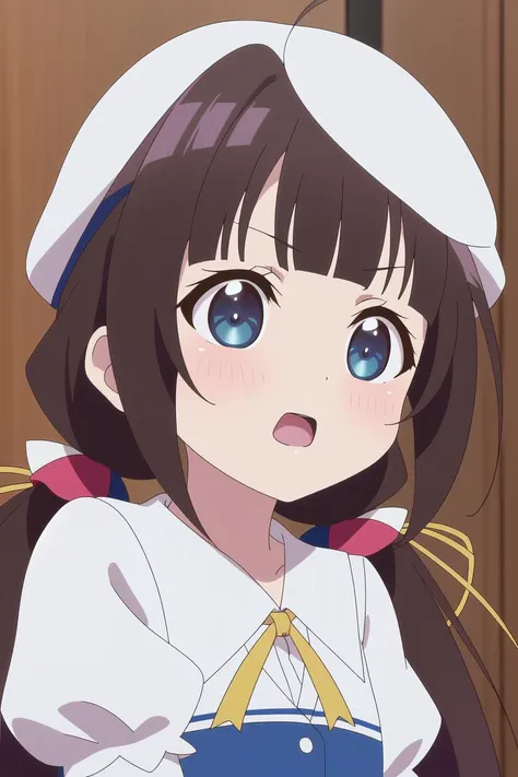 hinatsuru ai,  <lora:Ryuuou no Oshigoto!_hinatsuru ai:0.7>, 8k, masterpiece, absurdres, anime, screencap,