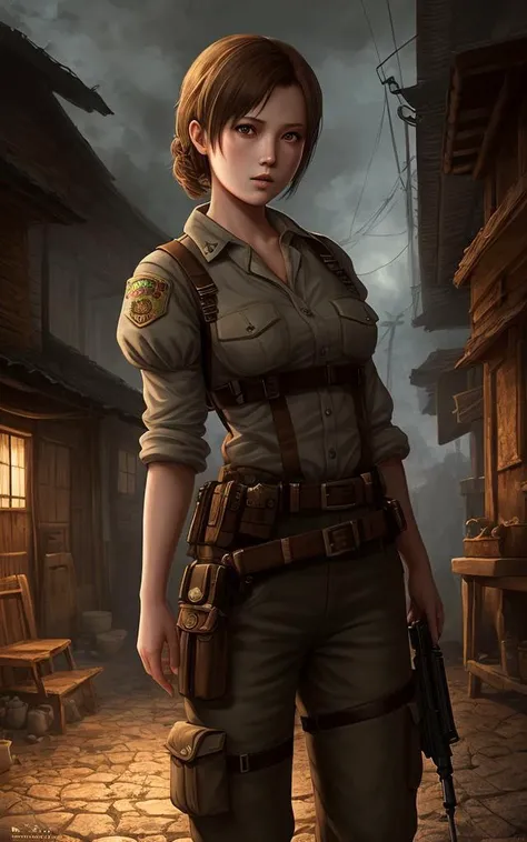 RESIDENT EVIL VILLAGE
girl, diffuse lighting, fantasy, highly detailed, digital painting, illustration, complex background
