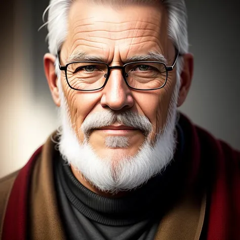 epic realistic, high-quality artwork of a oldman