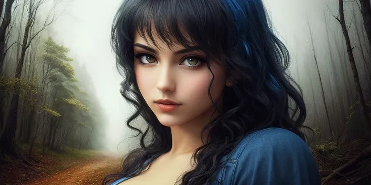 Create an [Luis Royo art style], [best quality:1.4] with [detailed linework], [dynamic shading], and [rich colors], art style should capture the [epic scale] of the image
pretty girl, beautiful, slim,  sharp cheekbones, lips, white
ADDCOMM
gothic ruins and forest background
red curly hair
BREAK
green curly hair
BREAK
blue curly hair
gothic ruins and forest background
red Dragon, slate atmosphere, cinematic, dimmed colors, dark shot, muted colors, film grainy, lut, spooky