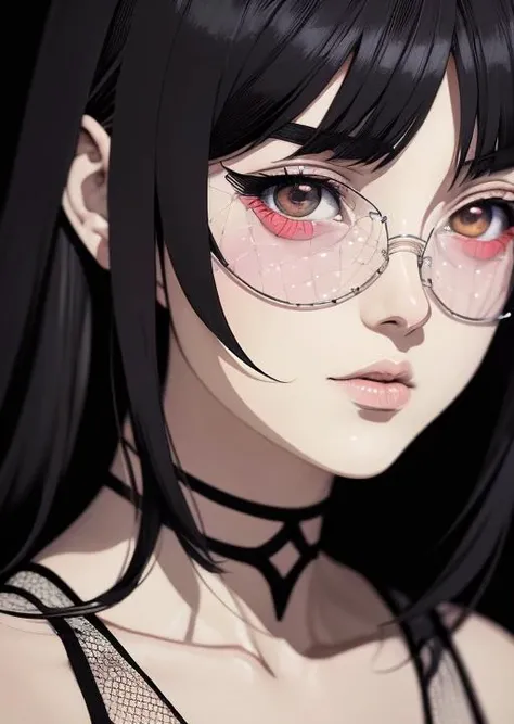dense shades, dark, oil on canvas, thick strokes, neural divine geometric crystal mesh surrounds, crystal orbs refracting, defined lines and edges, closeup, insanely detailed, volumetric lighting by ayami kojima and ewelina kowalczyk and alessio albi, trending on artstation
cel shading, bold outlines, flat colors, sharp shadows, graphic style, (manga influence:1.3), clean linework, striking visuals,comic