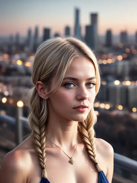 beautiful russian girl,braided hair,platinum blonde,bright blue eyes,detailed face,complex moskou city background,hyperrealistic,highly detailed,cinematic lighting,
realistic photo,documentary film frame,realistic lighting,realistic effects,sepia,