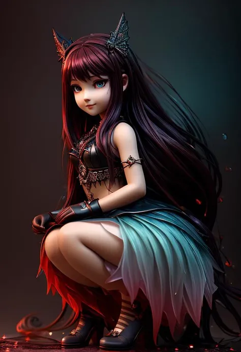 (dark shot:1.4),80mm,red fairy girl demon sitting in a with red liquid,nice detailed digital art,closeup,soft light,sharp,exposure blend,medium shot,bokeh,(hdr:1.4),high contrast,(cinematic, teal and orange:0.85),(muted colors, dim colors, soothing tones:1.3),low saturation,(hyperdetailed:1.2),(noir:0.4),flower_style,
<lora:3DMM_V12:0.7>,