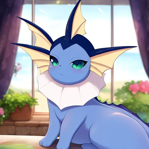 vaporeon, sfw, detailed, masterpiece