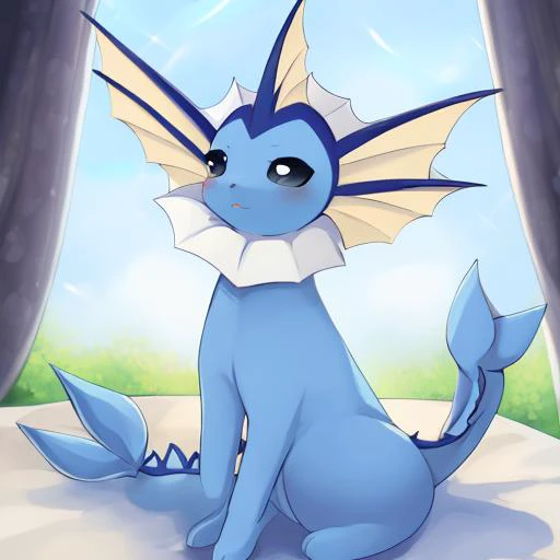 vaporeon, sfw, detailed, masterpiece