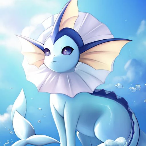 vaporeon, sfw, detailed, masterpiece